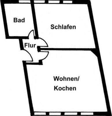 2-Zimmer-Dachgeschoss-Wohnung in Nossen