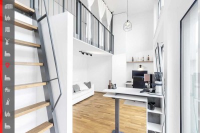 Exklusives Galerie-Apartment mit Dachterrasse im Studentenwohnheim Studiosus 3!