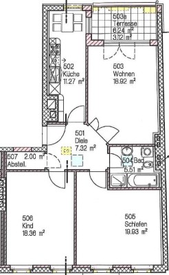 Dachgeschoss im Kiez, super Schnitt mit Südterrasse !