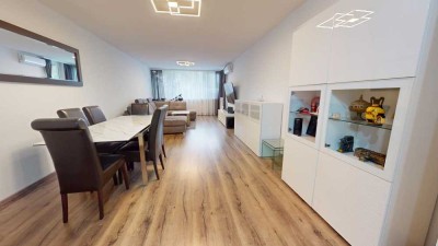 Sanierte 4 Zi.-EG-Wohnung in top gepflegtem MFH