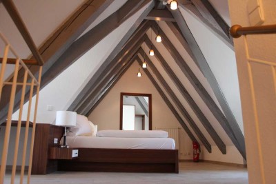 Seltne Penthouse-Wohnung im Ulmer Fischervierte mit gehobener Innenausstattung mit Einbauküche