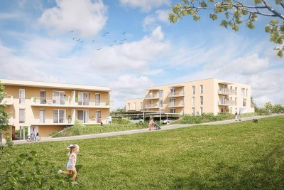 PROVISIONSFREI - Sonnige Erstbezugswohnung mit großem Balkon - geförderte Miete - 4 Zimmer