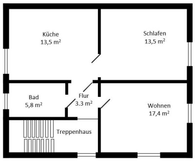 Vermietung 1 OG  - Ravensberger Strasse 5, Vechta