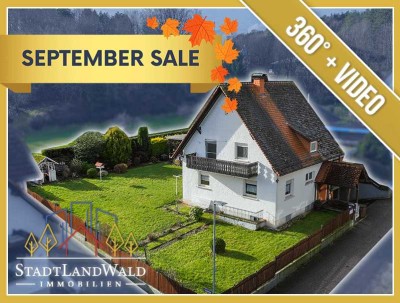 EXKLUSIVER SEPTEMBER-SALE! Freistehendes Einfamilienhaus + Einliegerwohnung + Anbau + großer Garten