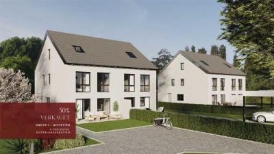 **Baubeginn erfolgt**Neubau-Doppelhaus in Top-Premium Lage von Aystetten**