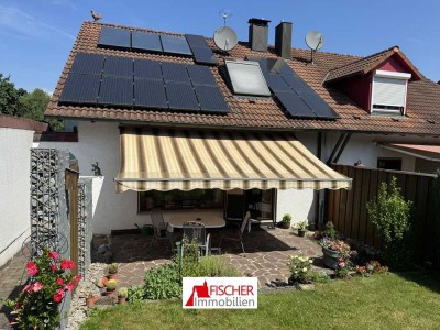 Naturverbundenes Wohnen: Doppelhaushälfte mit Garten und Terrasse in ruhiger Lage...