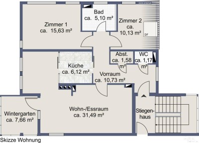 3-Zimmer-Wohnung in Feschnig - Ihr neues zu Hause wartet!