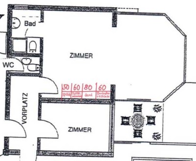 Geschmackvolle, gepflegte 2-Raum-Erdgeschosswohnung mit geh. Innenausstattung mit EBK in Remshalden