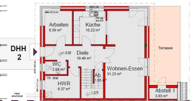 Energieeffiziente-Doppelhaushälfte mit gehobener Innenausstattung in Wetschen