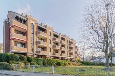 Düsseldorf-Lierenfeld: Schöne Zweiraumwohnung mit Balkon und Tiefgaragenstellplatz