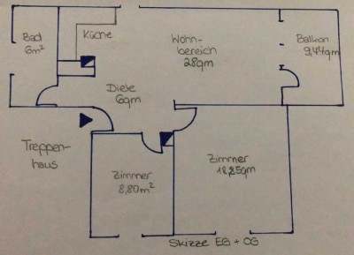 Helle 3-Zimmer-Wohnung mit Balkon in Mutterstadt