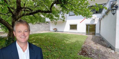 Geräumige 2-Zimmer-Wohnung mit großem Gartenanteil und Carport in ruhiger Lage Nähe Fa. Bosch