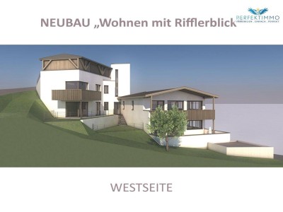 Neubau: Wohnen mit Rifflerblick - 2-Zimmer-Wohnung Top 7 mit L-förmigem Panoramabalkon