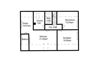Erstbezug nach Sanierung: ansprechende 3,5-Zimmer-Wohnung mit Einbauküche und Balkon in Hagenburg