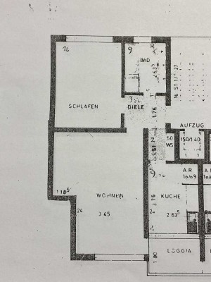 Schwerte-Mitte, Schöne 2 1/2 Wohnung mit Fahrstuhl