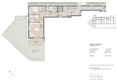 Wohlfühloase in St. Lorenz: 3-Zimmer-EG-Wohnung mit Garten und Terrasse!