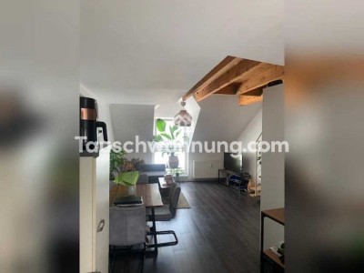 Tauschwohnung: Tausche Maisonette-Whng. mit Domblick gg. 3 Z Wohnung.