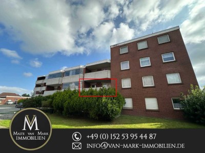 2 Zimmer Küche-Bad-Balkon- Ferienwohnung Hochparterre mit Wasserblick in Dornumersiel