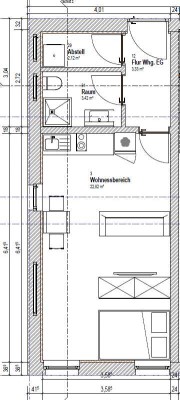 Stilvolle 1-Raum-EG-Wohnung NEUBAU mit gehobener Innenausstattung mit EBK in Gummersbach