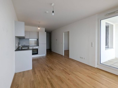 2-Zimmer Dachgeschosswohnung mit Terrasse &amp; Abstellraum - Wohntraum im LEO am Park 1210 Wien!