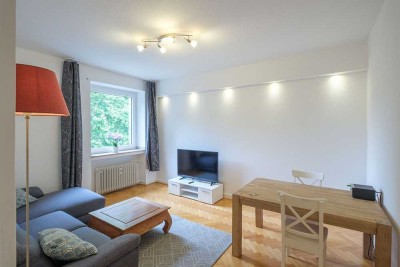 MÖBLIERTE Whg: Zooviertel Elegante  2 Zi Granit-EBK neues Bad  von privat