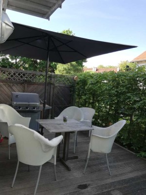 TOP 4 Zimmer, kleiner Garten, Neuried, Westseite, Hobbyraum EG-Terrassen-Wohnung