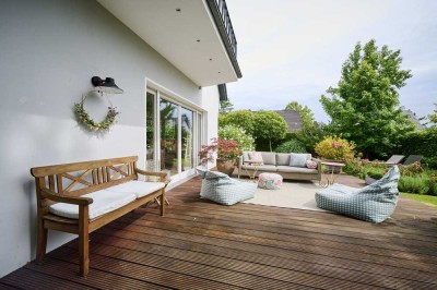 Möbliertes Family Home mit Terrasse, Garten und Sauna im Schmachtenbergviertel