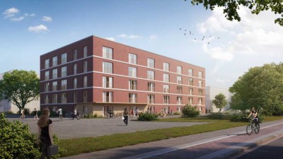 Neubau 1-Zimmer Apartment im aufstrebenden Tabakquartier - Wohnberechtigungsschein erforderlich!