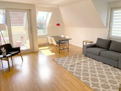 Helle möblierte 2-Zi-Wohnung im grünen Wiederitsch