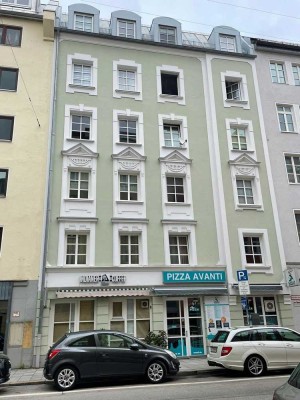 Zentral gelegene 1 Zimmer Wohnung im 5. Stock. Nähe TU-München (Maxvorstadt)