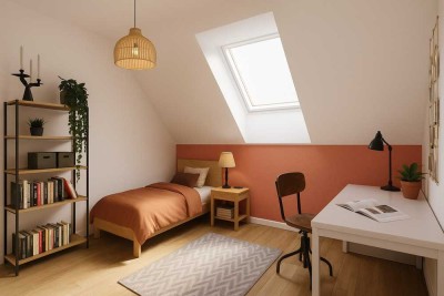 Traumhafte, schlüsselfertige Neubau-Dachgeschosswohnung mit Balkon und flexibler Raumaufteilung