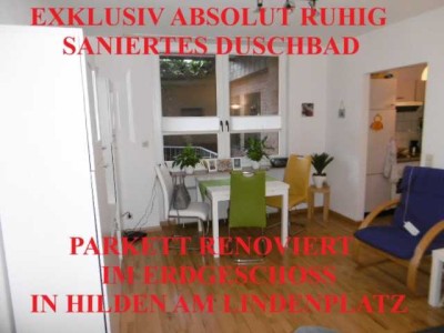 EXKLUSIV HILDEN/LINDENPLATZ ABSOLUT RUHIG SANIERTES/MODERNES DUSCHBAD PARKETT RENOVIERT ERDGESCHOSS