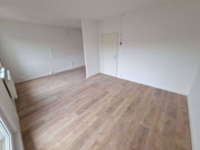 Kernsanierte 1-Raumwohnung - hochwertiger Laminatboden + Balkon + Wannenbad + EBK-Option