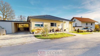 Neubau Bungalow im Grünen! - Wohnen auf einer Ebene ++Decker Immobilien++