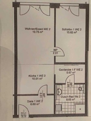 Komfortterrassenwhg. mit Einbauküche: Exklusive 2-Raum-Whg. mit gehobener Innenausstattung