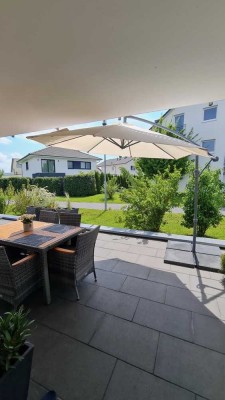 Moderne 3-Zimmer EG-Wohnung mit großer Terrasse und TG-Stellplatz