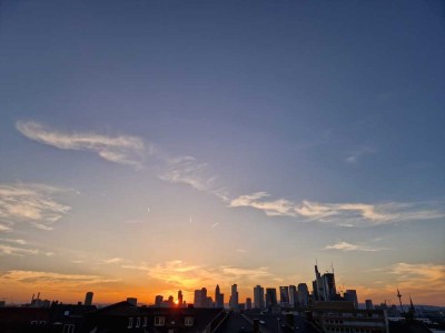 2-Zimmer Dachgeschosswohnung mit großer Wohnküche in Sachsenhausen nähe Henningerturm