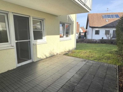 Bezugsfreie Erdgeschosswohnung mit Terrasse in der Gemeinde Mittelbiberach (Reute)