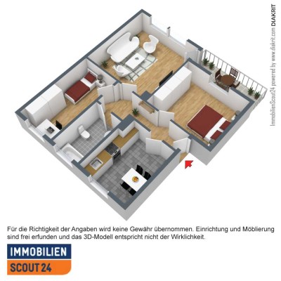 3-Zimmer-Wohnung in Gelsenkirchen Hassel im Erdgeschoss!