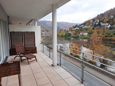 Wunderschöne, möblierte 2-Zimmer-Wohnung mit Neckarblick in HD-Ziegelhausen