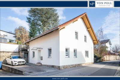 Einfamilienhaus mit gepflegtem Garten, Terrasse und Brunnenwasser-Genuss