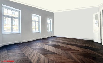 SERVITENVIERTEL - ERSTBEZÜGE - HIGH END STILWOHNUNGEN - von 87 bis 104 m² WFL - 3-4 Zimmer - 2 BÄDER - RUHELAGE RENOVIERTES STILJUWEL