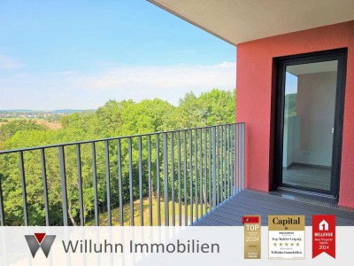 Neubauwohnung: Fußbodenheizung, Aufzug, Balkon und Panoramablick