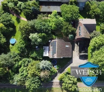 Ihre private Landhaus-Residenz: Großzügige Gartenanlage & Indoorpool bei Goldbeck