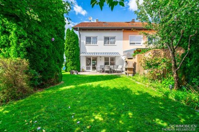 ** Familienfreundliche Doppelhaushälfte in Wartenberg – Garten, Hobbyraum, Garage **