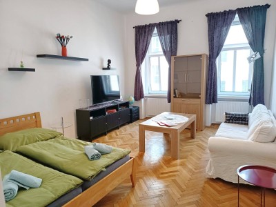 All-In 2 Zimmer Altbau Wohnung mit Vollmöblierung