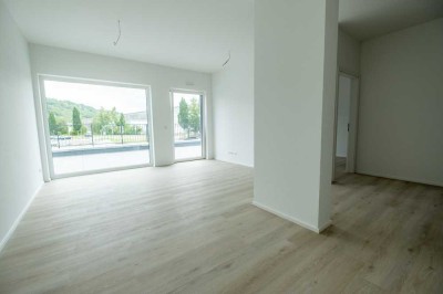 Vermietete Investorenwohnung | 2-Zimmer-Wohnung mit großer Terrasse und TG-Stellplatz