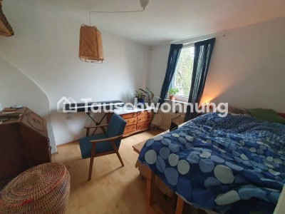 Tauschwohnung: 2,5 Zimmer Dachgeschoss; Flüsseviertel nahe Hochschulpark