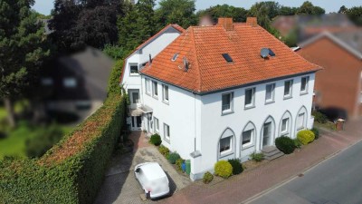 historisches Mehrfamilienhaus
mit 4 Wohnungen & Potenzialgrundstück
in guter Lage von Neuenkirchen