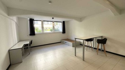 Leerstehende Eigentumswohnung im Souterrain | Einbauküche | 1-Raum-Appartment | renoviert